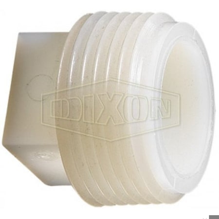 Dixon Tuff-Lite Square Head Drain Plug, 3/4 in Nominal, MNPT End Style, Nylon TPS6